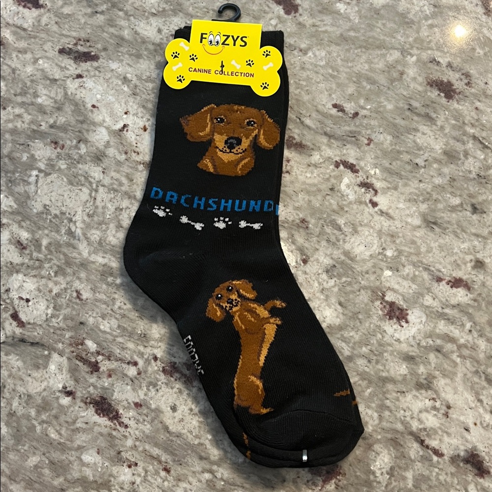 Dachshund themed socks (NWT)